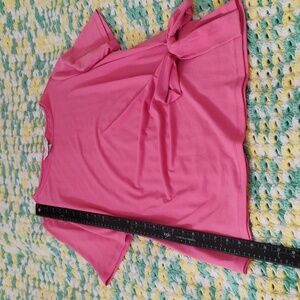 Women's Salmon Pink Top with Side Tie
